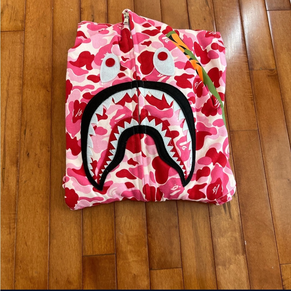 Pink Bape hoodie